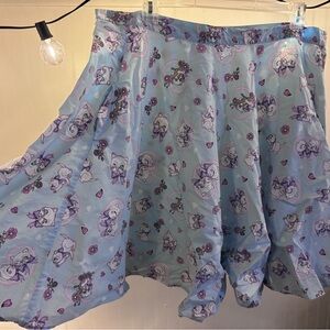 Hell Bunny Amelia Blue Kitten Skirt